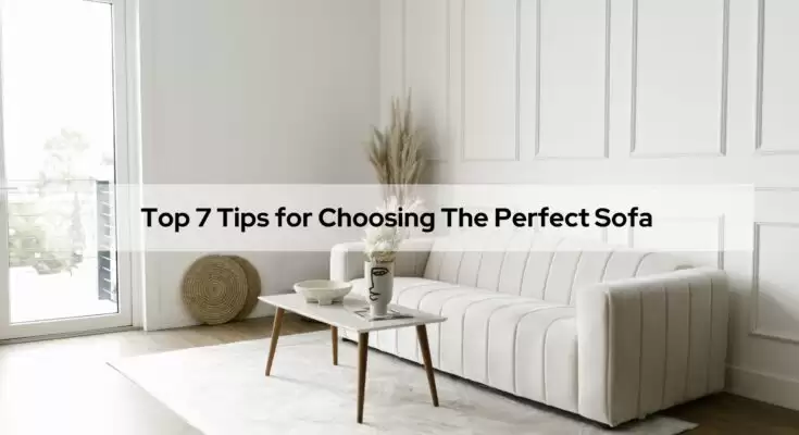 Top 7 Tips for Choosing The Perfect Sofa